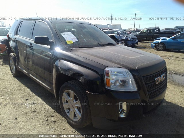 2GKALMEK9C6332466 - 2012 GMC TERRAIN SLE BLACK photo 1