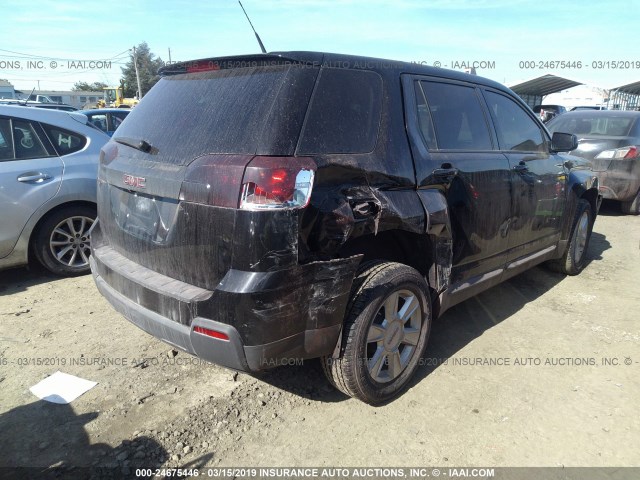 2GKALMEK9C6332466 - 2012 GMC TERRAIN SLE BLACK photo 4