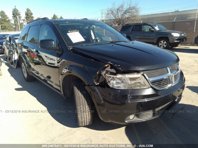 3D4PG5FV8AT146521 - 2010 DODGE JOURNEY SXT BLACK photo 1