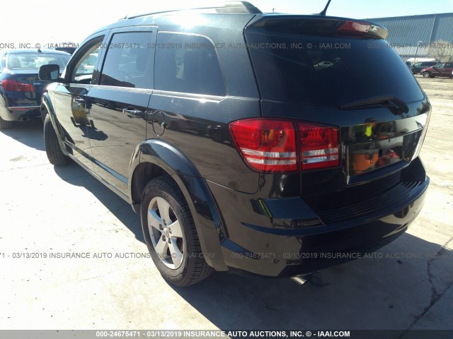 3D4PG5FV8AT146521 - 2010 DODGE JOURNEY SXT BLACK photo 3