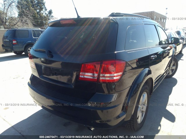 3D4PG5FV8AT146521 - 2010 DODGE JOURNEY SXT BLACK photo 4