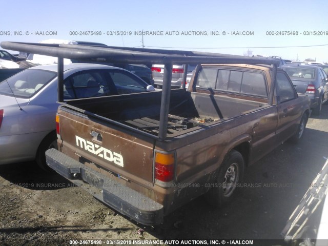 JM2UF2110G0545530 - 1986 MAZDA B2000 LONG BED BROWN photo 4