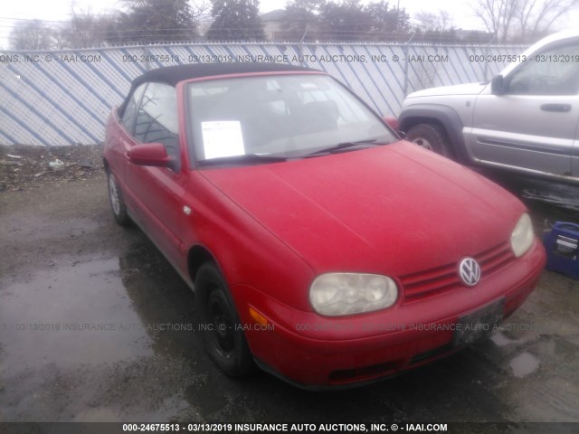 3VWCC21V82M800620 - 2002 VOLKSWAGEN CABRIO GLS RED photo 1