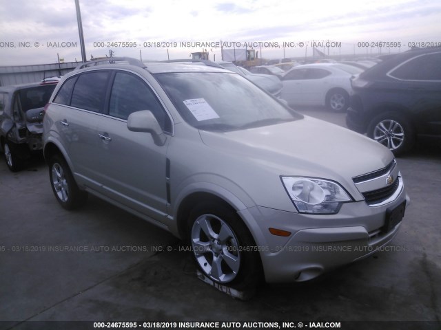 3GNAL4EK2ES633460 - 2014 CHEVROLET CAPTIVA LTZ Champagne photo 1