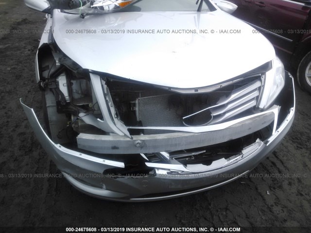 KMHFH4JG4CA155957 - 2012 HYUNDAI AZERA GLS/LIMITED SILVER photo 6