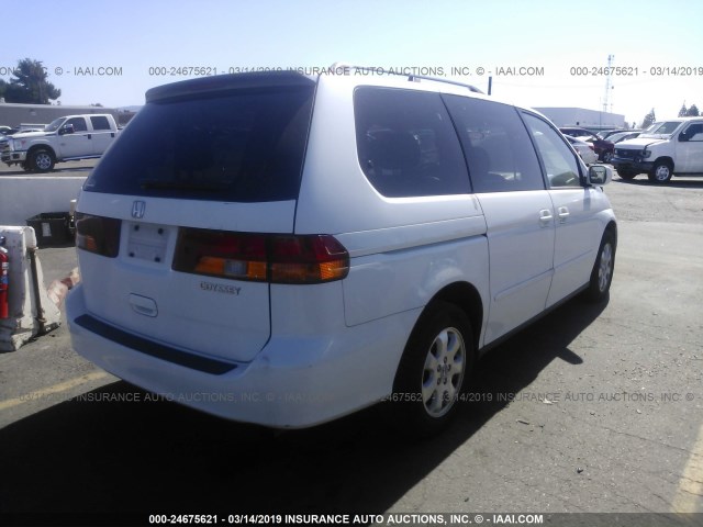 5FNRL18953B152577 - 2003 HONDA ODYSSEY EXL WHITE photo 4