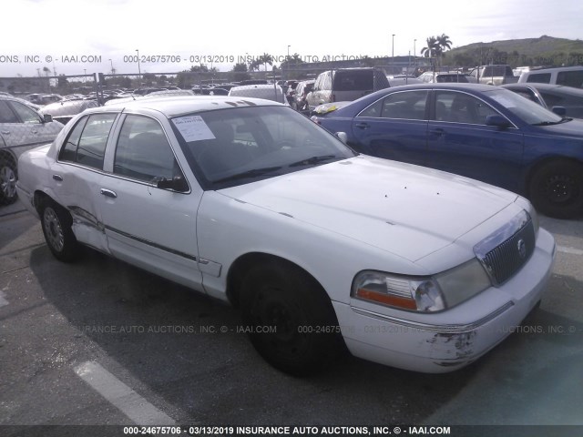 2MEFM74W93X705289 - 2003 MERCURY GRAND MARQUIS GS WHITE photo 1