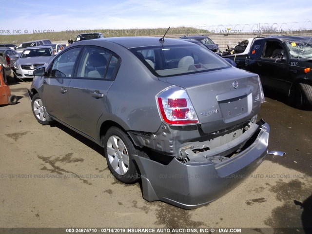 3N1AB61E87L679379 - 2007 NISSAN SENTRA 2.0/2.0S/2.0SL GRAY photo 3