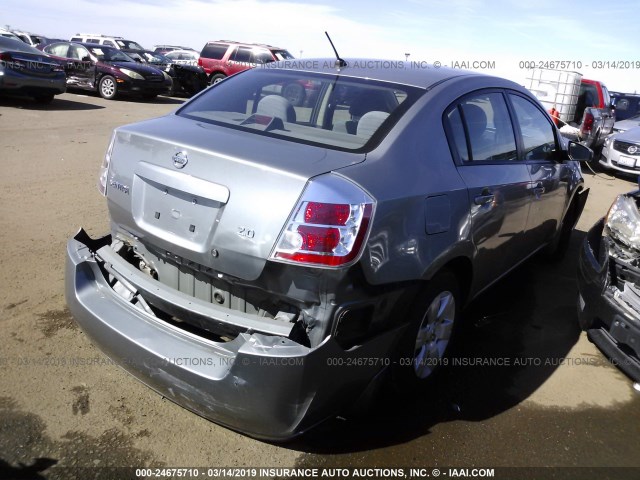 3N1AB61E87L679379 - 2007 NISSAN SENTRA 2.0/2.0S/2.0SL GRAY photo 4