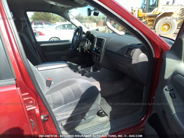 1FMZU73K33ZA03357 - 2003 FORD EXPLORER XLT/XLT SPORT/NBX Կարմիր լուսանկար 5