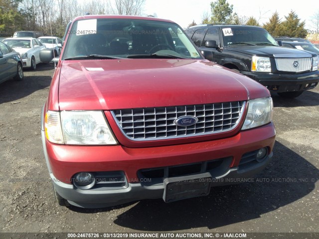 1FMZU73K33ZA03357 - 2003 FORD EXPLORER XLT/XLT SPORT/NBX Կարմիր լուսանկար 6