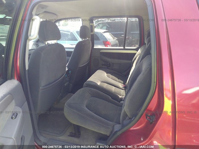 1FMZU73K33ZA03357 - 2003 FORD EXPLORER XLT/XLT SPORT/NBX Կարմիր լուսանկար 8