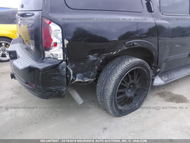 5N1BA0ND5AN618304 - 2010 NISSAN ARMADA SE/TITANIUM/PLATINUM BLACK photo 6