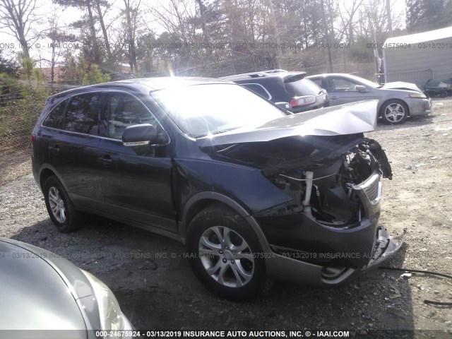 KM8NU13C97U013740 - 2007 HYUNDAI VERACRUZ GLS/SE/LIMITED BLACK photo 1