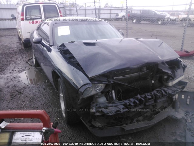 2B3LJ44V59H630825 - 2009 DODGE CHALLENGER SE BLACK photo 1