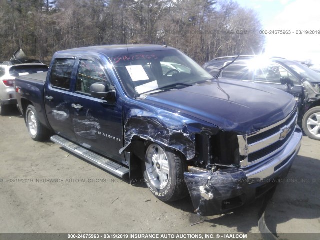 3GCEK23M09G278206 - 2009 CHEVROLET SILVERADO K1500 LT BLUE photo 1