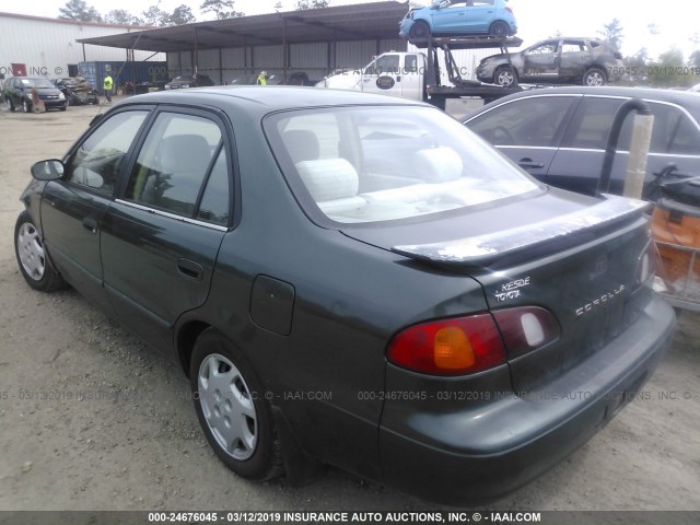 1NXBR12E6YZ391104 - 2000 TOYOTA COROLLA VE/CE/LE GREEN photo 3