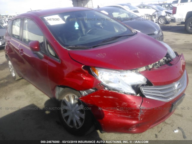 3N1CE2CP9FL403895 - 2015 NISSAN VERSA NOTE S/S PLUS/SV/SL/SR RED photo 1