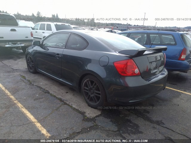 JTKDE177760120133 - 2006 TOYOTA SCION TC GRAY photo 3