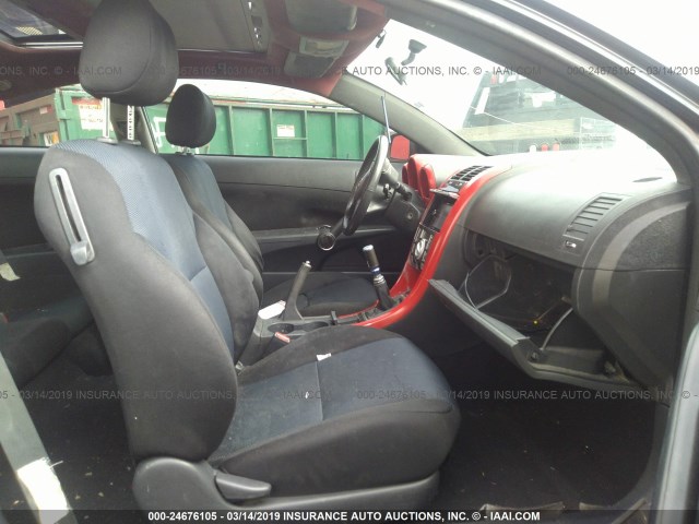 JTKDE177760120133 - 2006 TOYOTA SCION TC GRAY photo 5