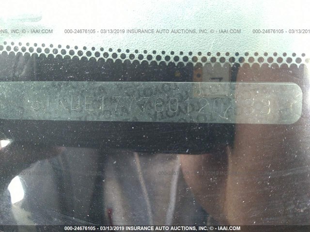 JTKDE177760120133 - 2006 TOYOTA SCION TC GRAY photo 9