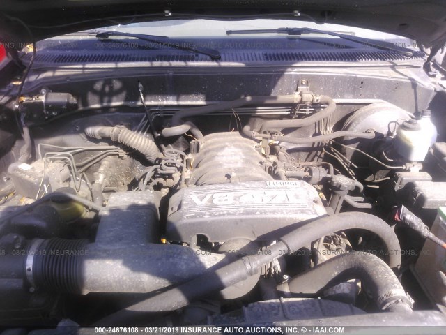 5TBDT44126S528981 - 2006 TOYOTA TUNDRA DOUBLE CAB SR5 BLACK photo 10