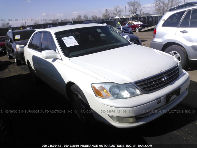 4T1BF28BX3U282861 - 2003 TOYOTA AVALON XL/XLS WHITE photo 1