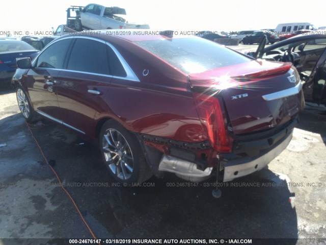 2G61M5S34G9178865 - 2016 CADILLAC XTS LUXURY COLLECTION MAROON photo 3