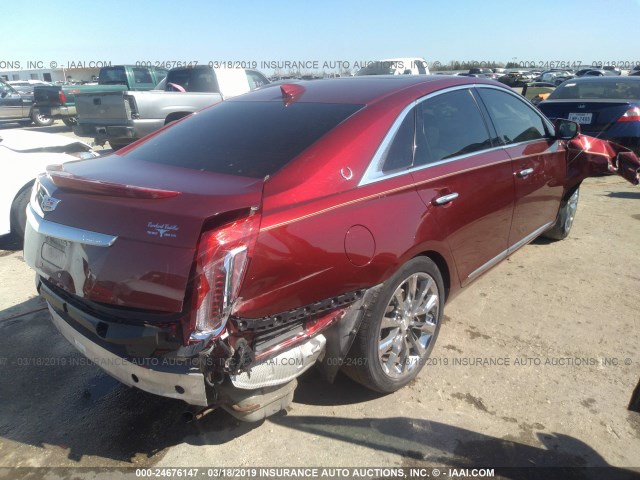 2G61M5S34G9178865 - 2016 CADILLAC XTS LUXURY COLLECTION MAROON photo 4