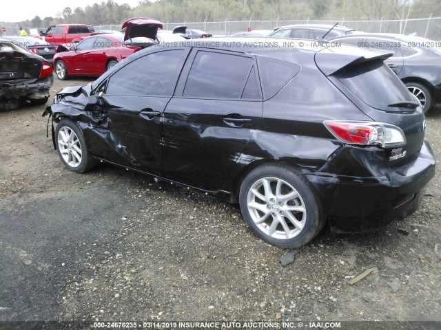 JM1BL1M51C1505748 - 2012 MAZDA 3 S BLACK photo 3