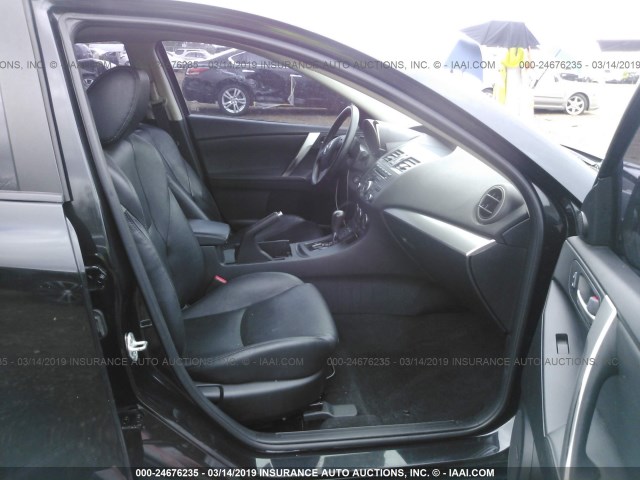 JM1BL1M51C1505748 - 2012 MAZDA 3 S BLACK photo 5