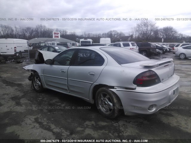 1G2NW52E13M506142 - 2003 PONTIAC GRAND AM GT SILVER photo 3