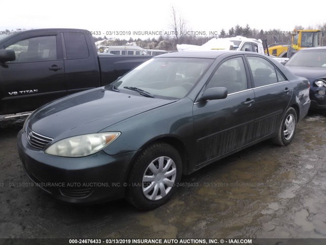 4T1BE32K56U133540 - 2006 TOYOTA CAMRY LE/XLE/SE GREEN photo 2