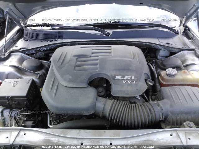 2C3CCAAG5DH574864 - 2013 CHRYSLER 300 SILVER photo 10