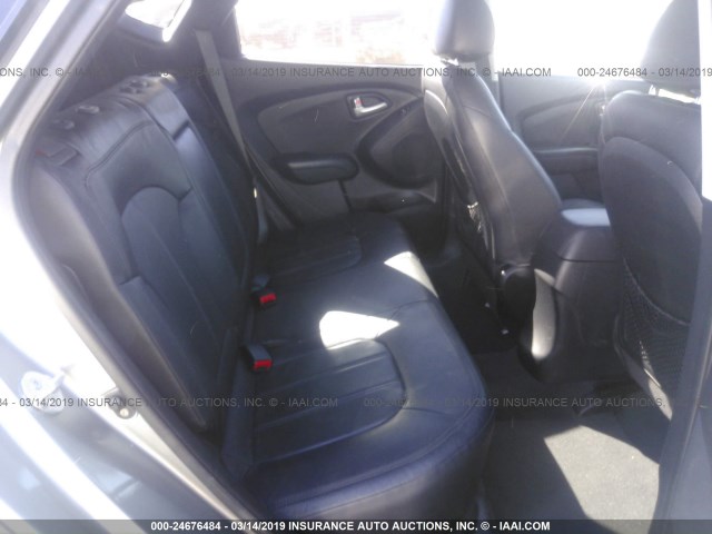 KM8JU3AC0DU553728 - 2013 HYUNDAI TUCSON GLS/LIMITED 银色 照片 8