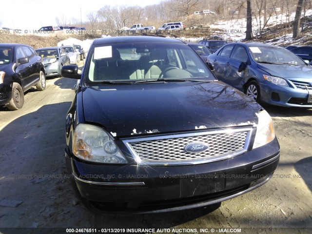 1FAHP24167G132720 - 2007 FORD FIVE HUNDRED SEL BLACK photo 6