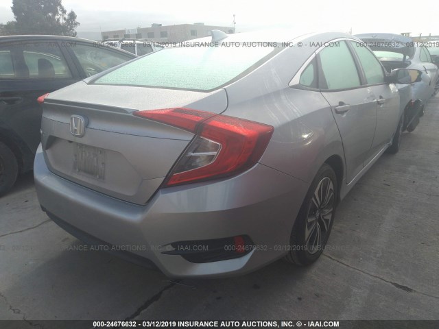 19XFC1F79HE207100 - 2017 HONDA CIVIC EXL GRAY photo 4