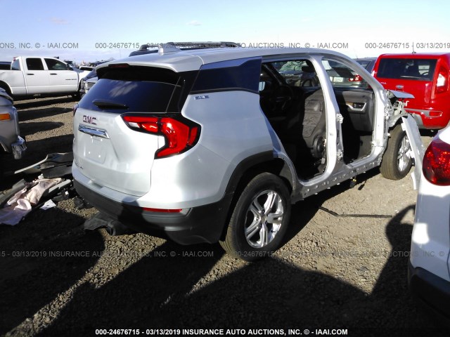 3GKALMEV4KL110342 - 2019 GMC TERRAIN SLE SILVER photo 4