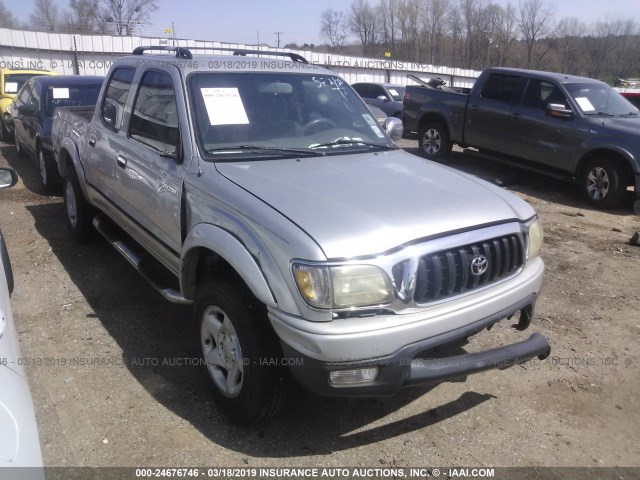 5TEHN72N93Z146200 - 2003 TOYOTA TACOMA DOUBLE CAB 银色 照片 1