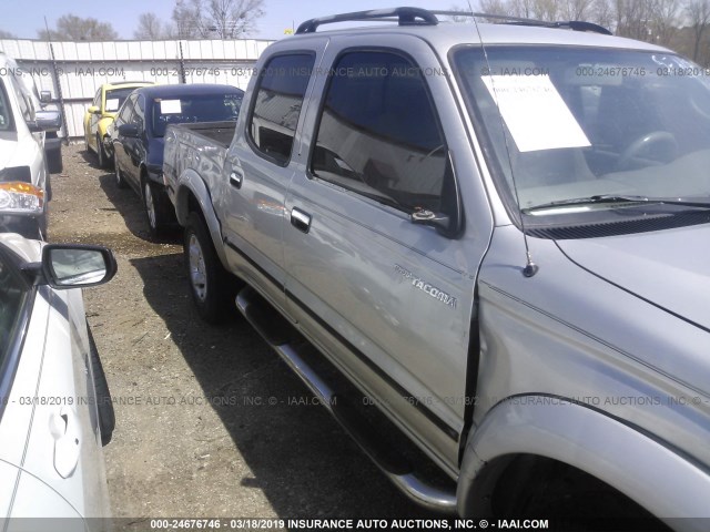 5TEHN72N93Z146200 - 2003 TOYOTA TACOMA DOUBLE CAB 银色 照片 6