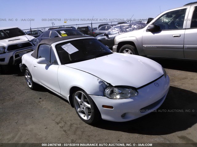 JM1NB353730303799 - 2003 MAZDA MX-5 MIATA LS WHITE photo 1