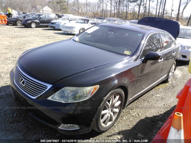 JTHBL46F875033178 - 2007 LEXUS LS 460 BLACK photo 2