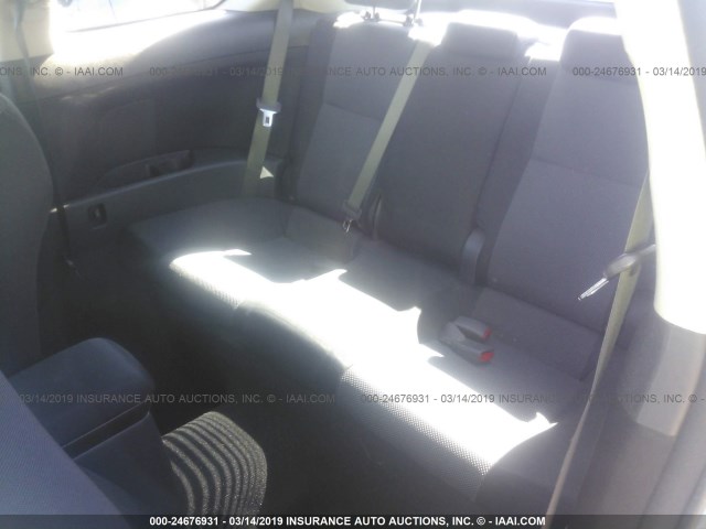 JTKDE167080246290 - 2008 TOYOTA SCION TC BLUE photo 8