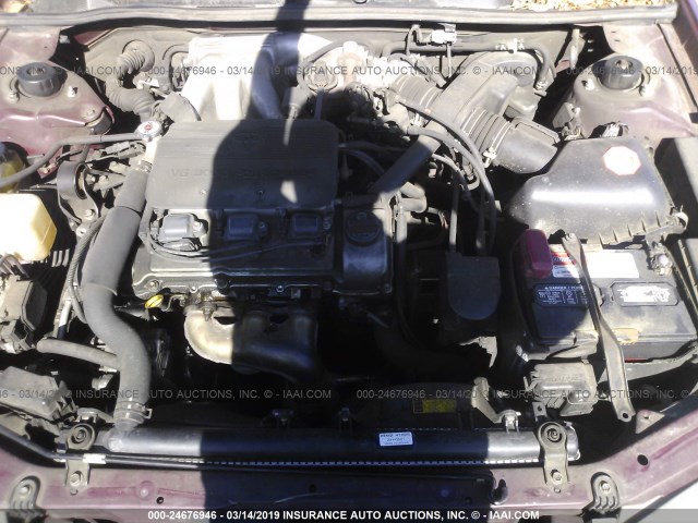 JT2BF22K1W0128136 - 1998 TOYOTA CAMRY CE/LE/XLE BURGUNDY photo 10