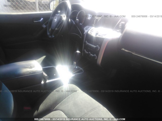 JN8AZ18U59W005684 - 2009 NISSAN MURANO S/SL SILVER photo 5