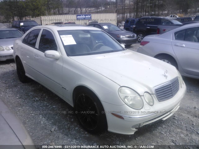 WDBUF70J93A146847 - 2003 MERCEDES-BENZ E 500 WHITE photo 1