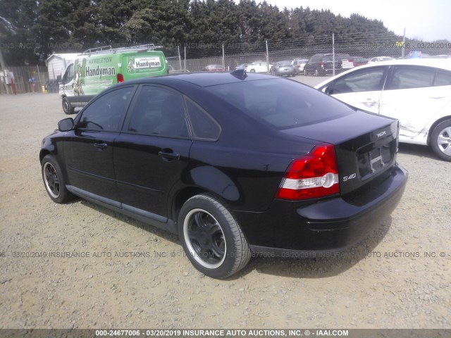 YV1MS382372264129 - 2007 VOLVO S40 2.4I BLACK photo 3