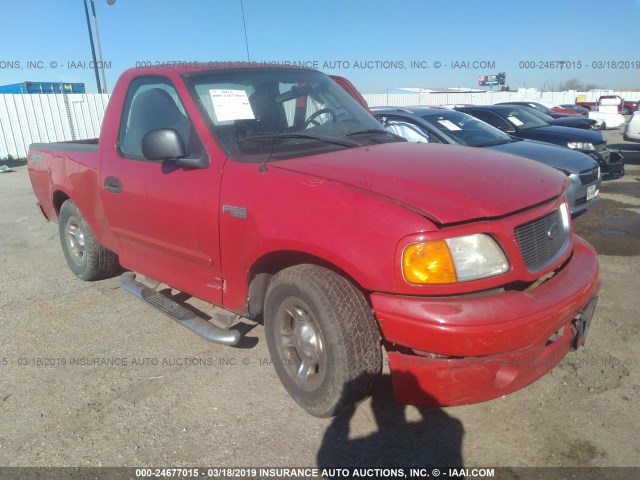 2FTRF17274CA73979 - 2004 FORD F-150 HERITAGE CLASSIC RED photo 1