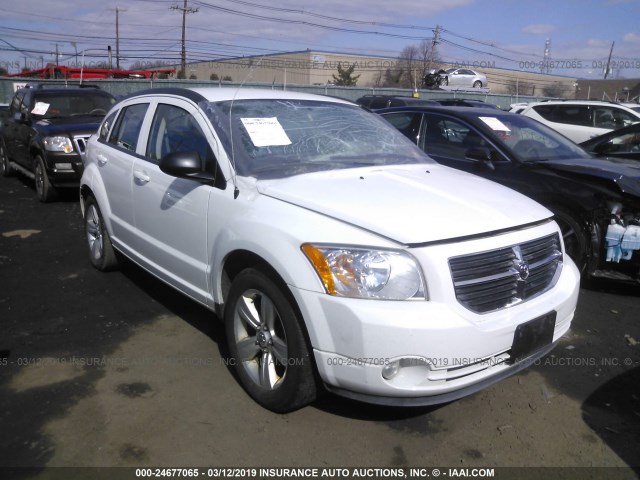 1B3CB3HA2BD143633 - 2011 DODGE CALIBER MAINSTREET WHITE photo 1