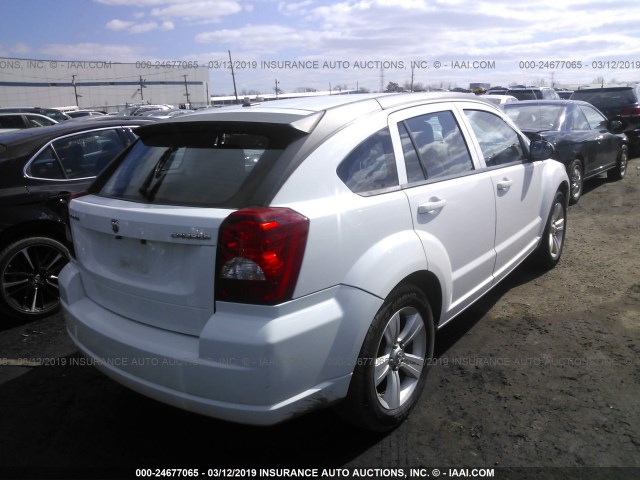 1B3CB3HA2BD143633 - 2011 DODGE CALIBER MAINSTREET WHITE photo 4